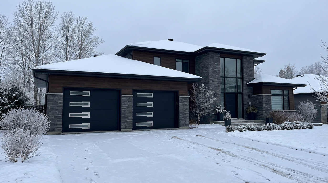 Modern garage doors by Calgary Garage Door Fix