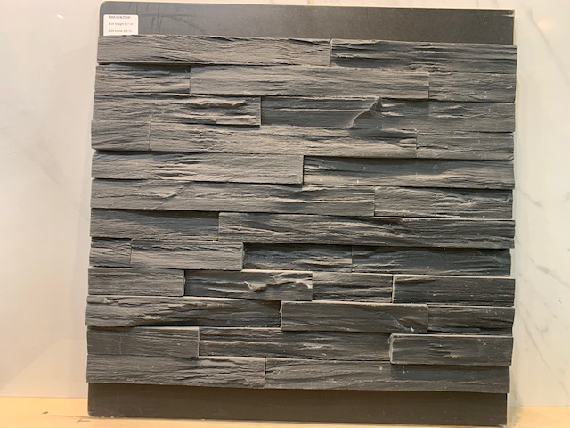 Black Split Face Cladding