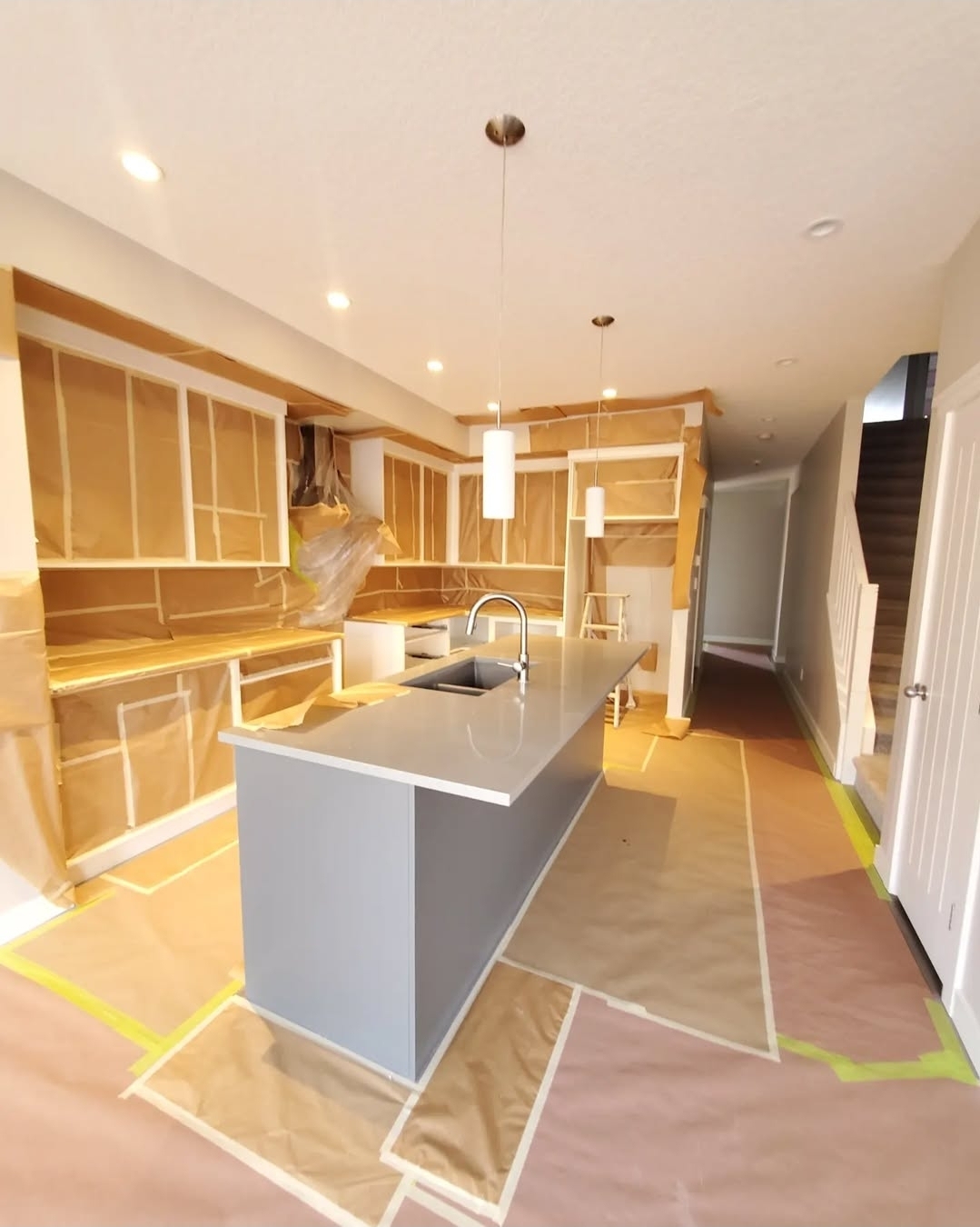 Great example of kitchen prep work