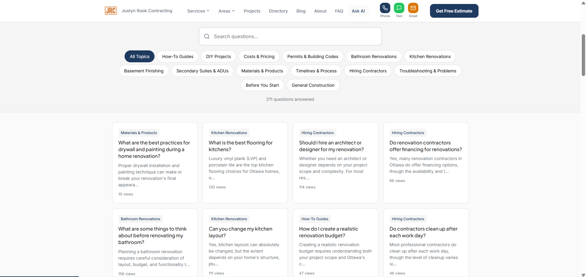 Construction Brain AI Q&A System